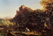 Thomas Cole Mountain Ford oil